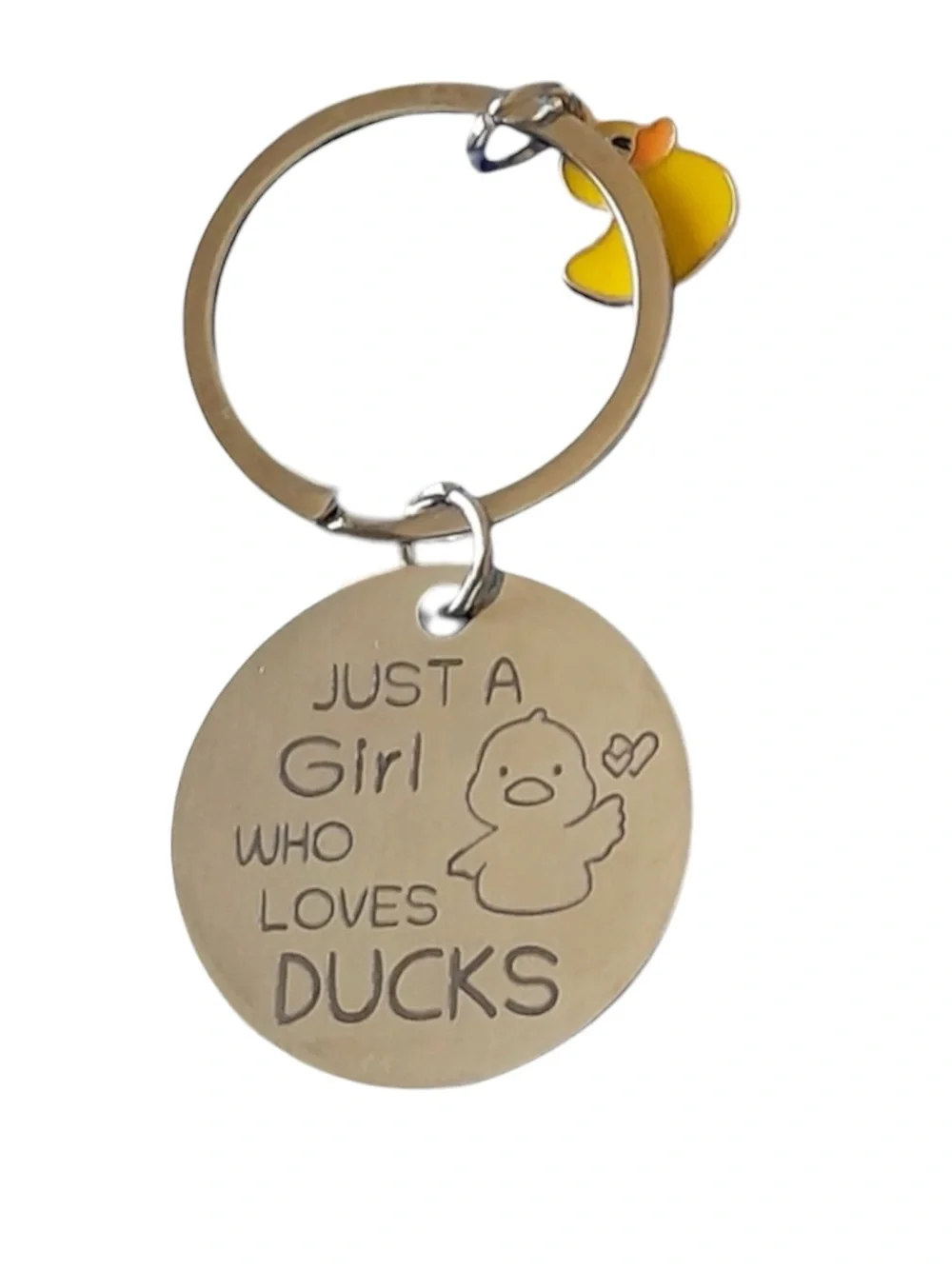 Matching Duck Keychains Don’t Duck With Me / Just a Girl Who Loves Ducks